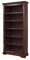 MASSIVMOEBEL24.DE | Oxford - massives Regal - lackiert | Nougat | Akazie | 6 offene Fächer | mit Kranz | 97x35x200 | Bücherregal Hochregal Standregal offenes Regal