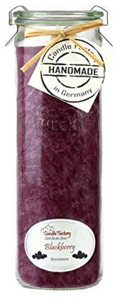 Candle Factory - Big Jumbo Duftkerze im Weckglas Duft: Blackberry