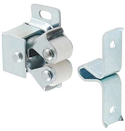 TIMCO Double Roller Catch - 28 x 32 x 1mm - Pack of 2