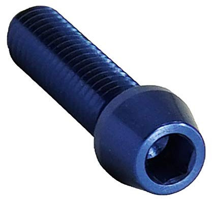 Fantic26 Alu Einstellschraube Schaltwerk Umwerfer M4 (blau, 20mm)