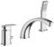 Dreiloch Wannenrandarmatur -BADARMATUR-SERIE LA TORRE STUDIO -italienisches Design-