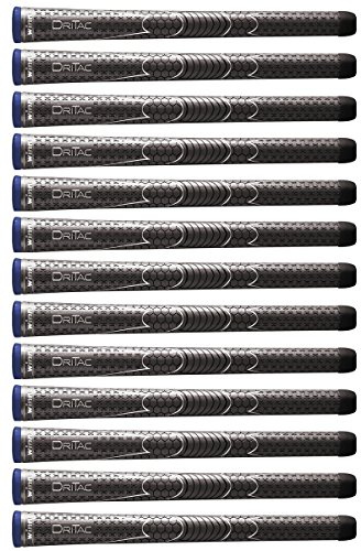 Winn Dri-Tac AVS Grey Mens Midsized Golf Grip 13 count