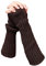 Novawo Damen Fashion Armstulpen Halbhandschuhe Armlinge Lange Handschuhe Winter Warmer fingerlose Handschuhe Strick