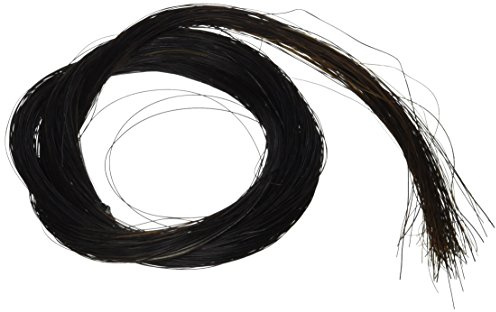 Two(2) Hanks of 31-31.5 Inch Genuine Mongolian Horse Hair,Classic Black Color