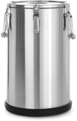 HENDI Thermotransportbehälter, mit einem speziellen Isoliermaterial gefüllt, Thermotransport, 30L ø330x(H)570mm, Edelstahl
