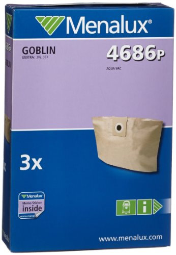 Menalux 2043472 Sac pour Aspirateur 4686 P Papier