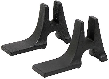 Minuteman International Fireback Pieds de Support en Fonte Noir 8,8 L x 5,3 l