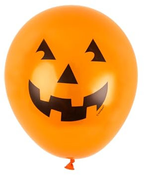 Unique Party Painted Pumpkin Halloween Latex-Ballons Latex Balloons Orange