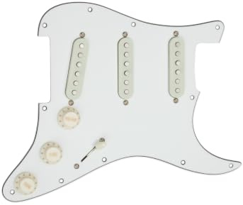 Seymour Duncan Yngwie Loaded Pickguard - Off-White - Electric Guitar Pickup
