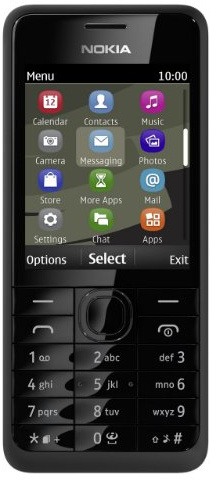 Nokia - Telefono cellulare Nokia 301 senza scheda SIM, Parent