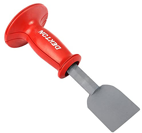 Dekton 2-inch (50mm) Pro Bolster-Heavy-duty Chisel For Brick, Concrete, Stone| High-carbon Steel| Precision Ground Edge| Ergonomic Handle| Ideal For Masonry, Demolition, Construction|Strong & Reliable