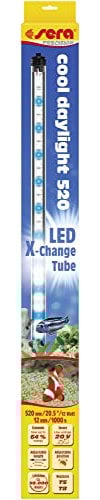 sera led cool daylight 520 | luce diurna a led per acquari d'acqua dolce e acqua salata (10.000 | 12.000 kelvin) intensità della luminosità con dimmer regolabile | lampada LED per acquari
