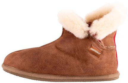 Shepherd of Sweden - Bella Lammfell-Hausschuhe - Damen - 100% Echtes Lammfell - Bequem - Weich und warm - Flauschig - Größe 42