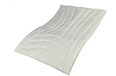Garanta Zirbe Duo-Leicht Steppbett V Bettdecke Alpenglück Größe 155 x 220 cm - Füllung Schurwolle mit Zirbenholzspänen