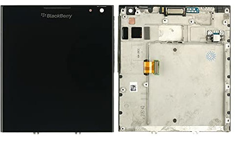 Blackberry Q30 Display Displaymodul LCD Anzeige + Touchscreen + Glas Scheibe + Rahmen, schwarz