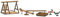 Busch 1485 Tiere Modelllandschaft, S, Braun