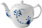Royal Copenhagen 1017340 Blue Fluted - Teiera in porcellana