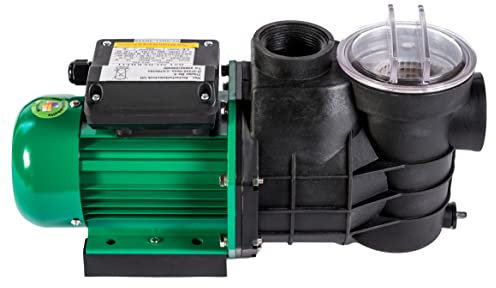 HST Leis Poolpumpe 13,2 m3, 13200 Liter/Std, 750 W| Erweiterbare Filterpumpe mit geringer Energieaufnahme zur Kostensenkung Iselbstansaugend I Robuste leise Pool Pumpe mit Filter und Vorfilterfunktion