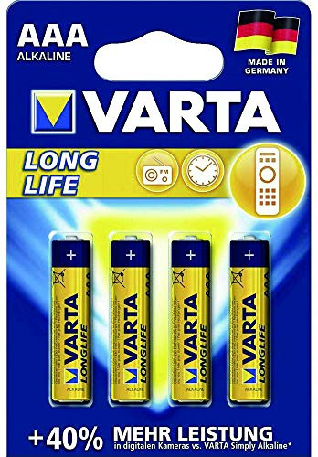 Varta 4103 Longlife batería (AAA 4B, 10 Unidades)