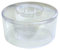 Chabrias Ltd 10L Ice Bucket With Lid & Removable Draining Liner UK Made Hard Wearing Plastic Construction, Ideal for both Home and Professional Use (Clear, 10 Litre)