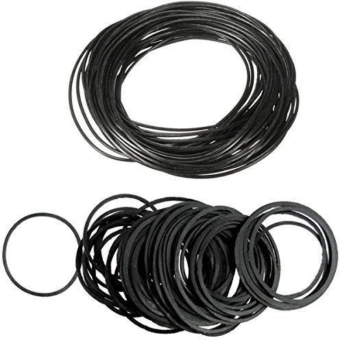 200 XXL Dichtungen rund + flach Ø 32-50mm für Armbanduhren - Uhrendichtungen für Uhrendeckel