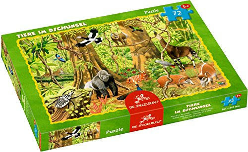 Boxpuzzle Tiere im Dschungel (72 Teile)