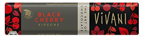 Vivani Organic Black Cherry Chocolate 35g (Pack of 7)