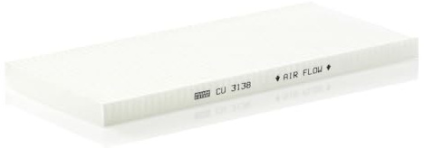 MANN-FILTER CU 3138 Cabin Air Filter - for Cars + Transporters