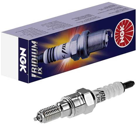 NGK Zündkerze ER9EHIX, 96652 | Iridium IX | 1 Stück | Ultrafeine 0,6 mm Iridium-Spitze schärft Gasannahme und Beschleunigung. 40.000-60.000 Meilen Feindrahtleistung.