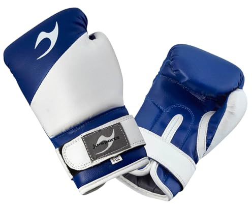 Ju-Sports Bonsai Boxhandschuhe Kinder ab 3 Jahren - 4, 6 und 8 oz, Handschuhe mit geformten Schaumstoffteil, Für Sandsack- & Box Training, Sehr gute Handbelüftung