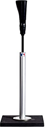 Franklin Sports Uni Jugend Portable, Weighted for Adjustable Batting MLB Pro Porta Hitting Tee – tragbares, gewichtetes Schlag Baseball + Softball – verstellbares T-Shirt, Silber, Einheitsgröße