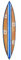 Yubaoly Surfbrett 100cm Deko Surfer Wandkunst Tiki Südsee Neu