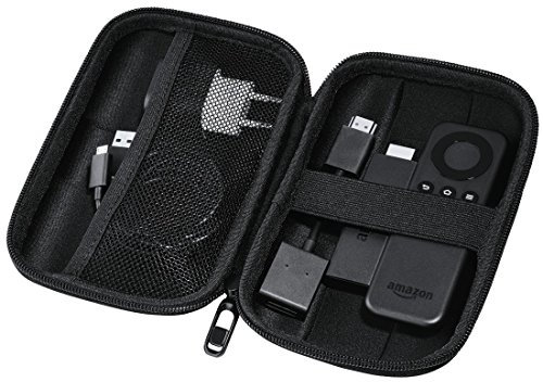 Hama Fire TV Stick & 2,5 HDD Case (Reiseetui, wasserabweisend, stoßresistent, integriertes Kabelfach, 2.5 Zoll Festplattentasche und SSD) schwarz, 00084113