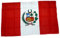 FahnenMax Fahne/Stockflagge Peru 30 x 45 cm Flagge
