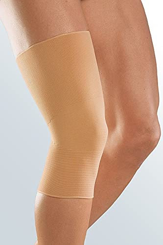 medi Zweizug Kniebandage - Bandage unisex | Größe I | Kniebandage zur Weichteilkompression | Beidseitig tragbar | caramel