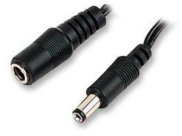 Ex-Pro 2.1mm Socket to DC Power Extension lead/cable - 1.5m