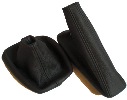 TK-115 SCHALTSACK + HANDBREMSMANSCHETTE Echt Leder Schwarz