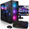 Aurum Komplett Set Einsteiger Gaming PC AMD Ryzen 5 5600G • 24 Monitor • AMD Radeon Vega 7 integriert • 16GB DDR4 • 1TB M.2 SSD • Windows 11 • Tastatur • Maus pc Gaming komplettpaket