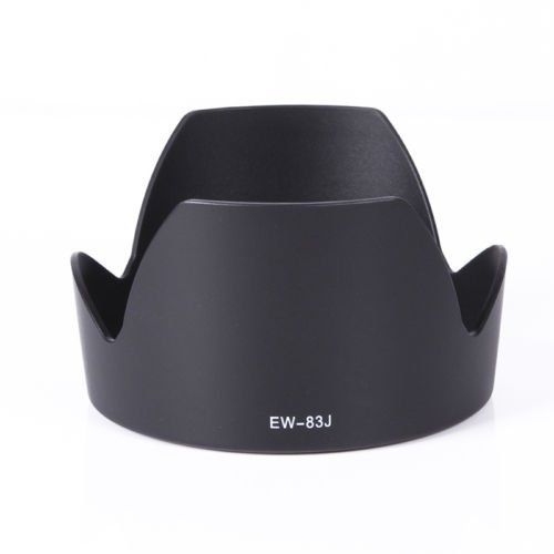 Fotga, paraluce a fiore per Canon EF-S 17 – 55 mm f/2,8 IS USM, ricambio lente per Canon EW-83J.