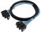 CableDeconn 6Gbps ad Alta Velocità 4pz/Set Cavo Sata 3 III SAS per Server 1M