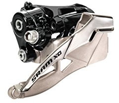 Sram MTB Umwerfer X 0 2 X 10 Hoch Clamp, Silber, one Size