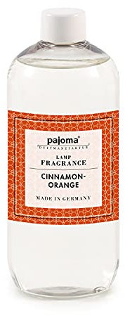 pajoma® Nachfüllflasche für Katalytische Duftlampe 500 ml, Zimt-Orange | Raumduft Nachfüller - intensiver und hochwertiger Duft in Premium Qualität