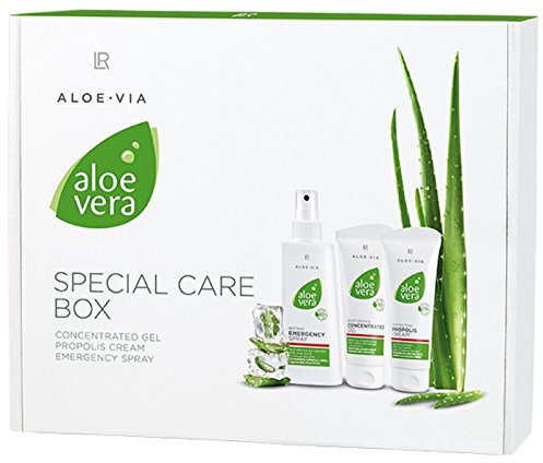 LR ALOE VIA Aloe Vera Spezial-Pflege Box (Gelkonzentrat, Propolis-Creme, Notfallspray)