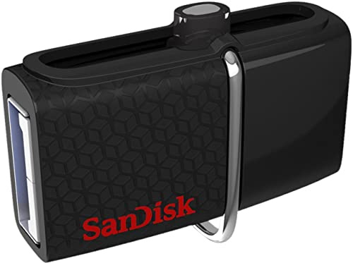 Clé USB 3.0 à Double Connectique Sandisk Ultra 32 Go avec une Vitesse de Lecture Allant jusqu'à 130 Mo/s