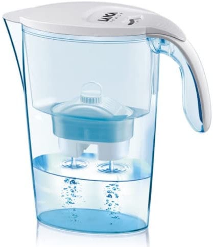 Laica Prime Line Carafe filtrante 2,3 l avec 1 cartouche filtrante 30 jours et indicateur de changement de filtre