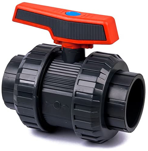 Astral : vanne papillon à boisseau sphérique, Ø 75 mm, en PVC, à coller.