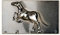 GILDE Garderobe - Schlüsselleiste 'Pferd', 35,5 cm, Silber