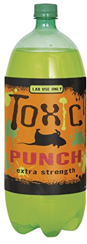 Unique Party 63461 - Monster Lab Halloween Pop Bottle Labels, Assorted Pack of 4