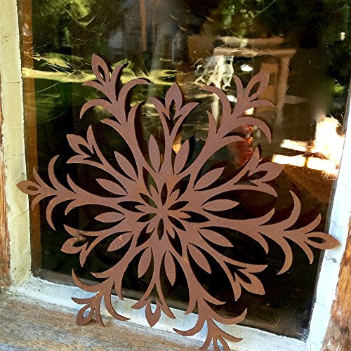 Gartendeko Sterne Antik Finish Rost, Weihnachtsdekoration Garten, Fenster-Sterne