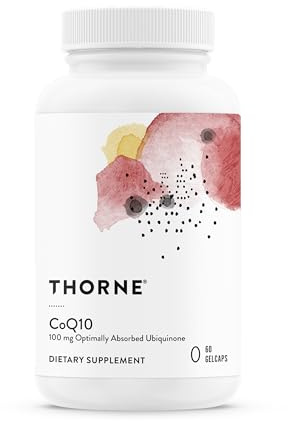 Thorne CoQ10-100 mg Optimally Absorbed Ubiquinone - 60 Gelcaps